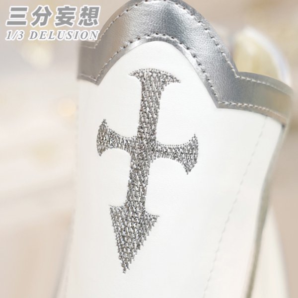 画像14: 【三分妄想】ソードアート・オンライン SAO アスナ 結城明日奈 コスチューム コスプレ衣装/ウィッグ/靴 (14)