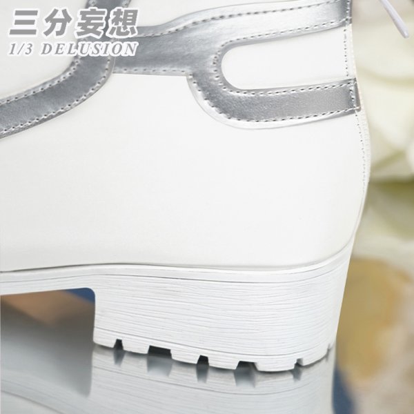 画像15: 【三分妄想】ソードアート・オンライン SAO アスナ 結城明日奈 コスチューム コスプレ衣装/ウィッグ/靴 (15)