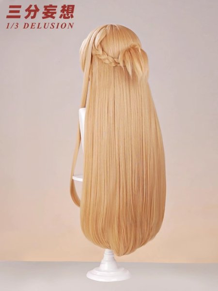 画像6: 【三分妄想】ソードアート・オンライン SAO アスナ 創世神ステイシア 結城明日奈 コスチューム コスプレ衣装/ウィッグ (6)
