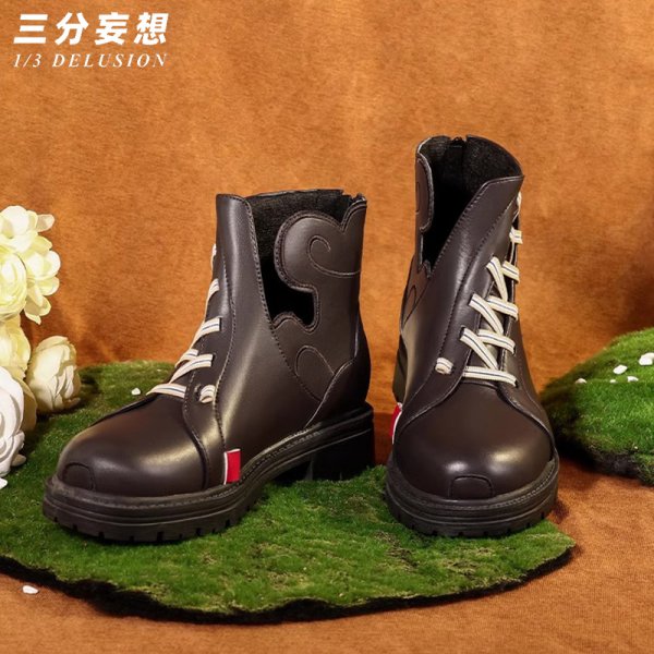 画像12: 【三分妄想】アークナイツ Arknights 黍/スー コスチューム コスプレ衣装/ウィッグ/靴 (12)