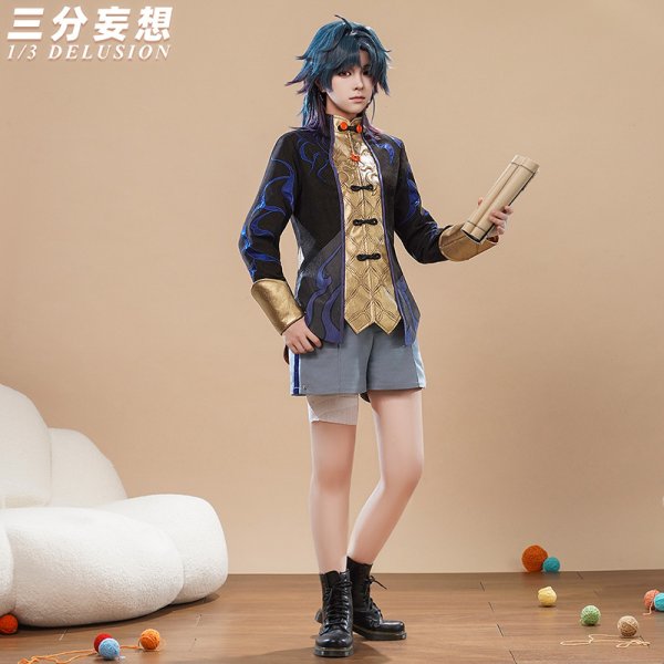 画像1: 【三分妄想】崩壊：スターレイル 刃-ジン ちびっ子ねこシリーズ コスチューム コスプレ衣装/ウィッグ/靴 (1)