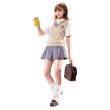 画像5: 【三分妄想】とある科学の超電磁砲 御坂美琴 常盤台中学制服 コスチューム コスプレ衣装/ウィッグ (5)