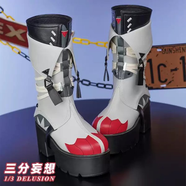 画像12: 【三分妄想】ゼンレスゾーンゼロ ゼンゼロ ZZZ ジェーン・ドウ-Jane Doe コスチューム コスプレ衣装/ウィッグ (12)