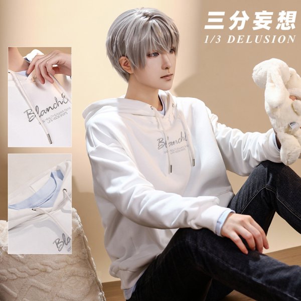 画像2: 【三分妄想】恋と深空 Love and Deepspace セイヤ パーカー コスチューム コスプレ衣装/ウィッグ (2)