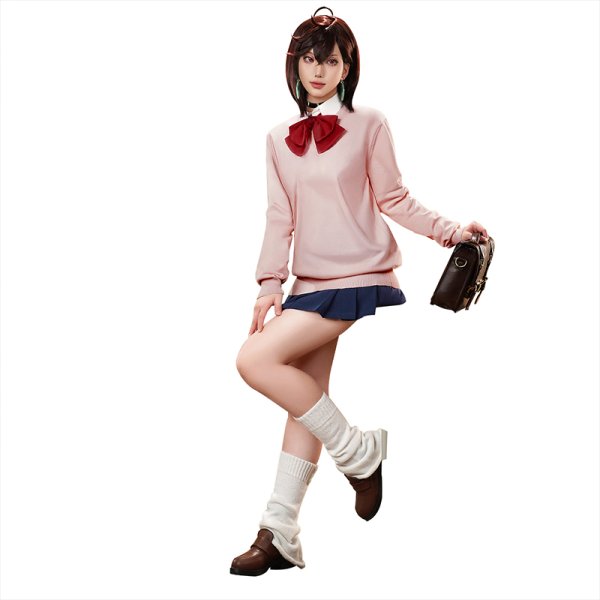 画像5: 【三分妄想】ダンダダン DAN DADAN 綾瀬 桃 あやせ もも コスチューム コスプレ衣装/ウィッグ (5)