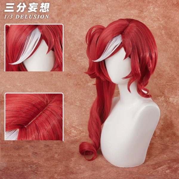 画像8: 【三分妄想】第五人格 IdentityV フィオナ・ジルマン 祭司「スカーレット」 コスチューム コスプレ衣装/ウィッグ/靴 (8)