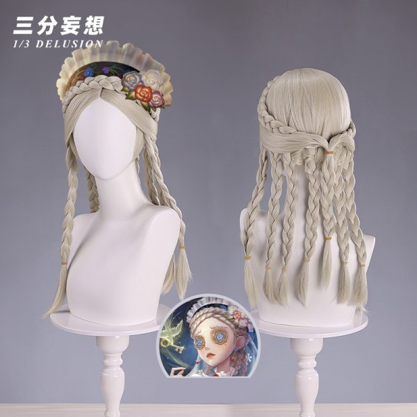画像6: 【三分妄想】第五人格 IdentityV ウィラ・ナイエル 調香師「鳩のジュディス」 コスチューム コスプレ衣装/ウィッグ/靴 (6)