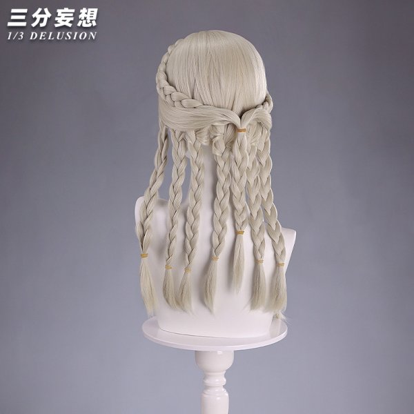 画像8: 【三分妄想】第五人格 IdentityV ウィラ・ナイエル 調香師「鳩のジュディス」 コスチューム コスプレ衣装/ウィッグ/靴 (8)