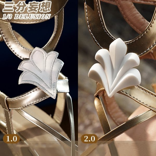 画像18: 【三分妄想】崩壊:スターレイル HonkaiStarRail アグライア-Aglaea コスチューム コスプレ衣装/ウィッグ (18)