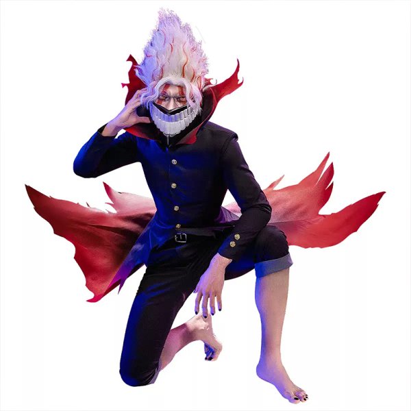 画像5: 【三分妄想】ダンダダン DAN DADAN 高倉 健 オカルン 変身 ターボババア コスチューム コスプレ衣装/ウィッグ (5)