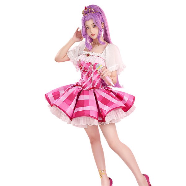 画像5: 【三分妄想】アイカツ！アイドルカツドウ！ 神崎美月 コスチューム コスプレ衣装/ウィッグ (5)