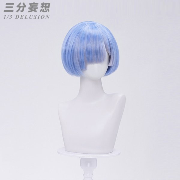 画像7: 【三分妄想】Re:ゼロから始める異世界生活 レム メイド服 コスチューム コスプレ衣装/ウィッグ (7)