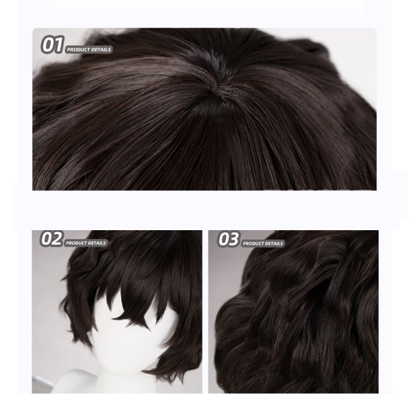 画像18: 【三分妄想】文豪ストレイドッグス 太宰治   だざい おさむ コスチューム コスプレ衣装/ウィッグ (18)