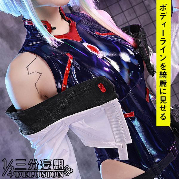 画像2: 【三分妄想】サイバーパンク：エッジランナーズ  ルーシー  コスプレ衣装/ウィッグ コスチューム (2)