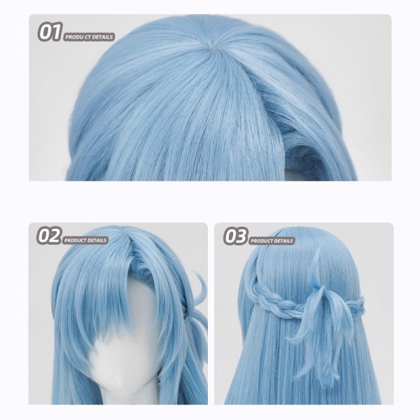 画像11: 【三分妄想】ソードアート・オンライン SAO アスナ 結城明日奈  ALOアスナ  コスチューム コスプレ衣装/ウィッグ/靴 (11)