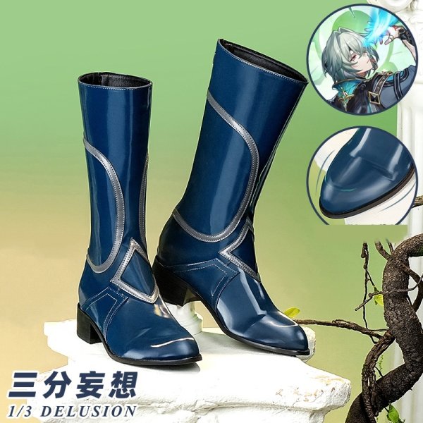 画像13: 【三分妄想】崩壊：スターレイル HonkaiStarRail  アナイクス  Anaxa コスチューム コスプレ衣装/ウィッグ/靴 (13)