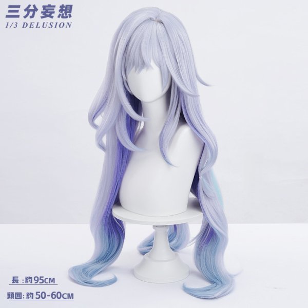 画像9: 【三分妄想】原神 Genshin  スカーク Skirk コスチューム コスプレ衣装/ウィッグ/靴  (9)