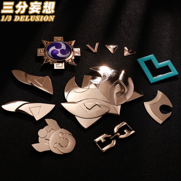 画像4: 【三分妄想】原神 Genshin  ヴァレサ Varesa コスチューム コスプレ衣装/ウィッグ (4)