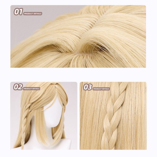 画像11: 【三分妄想】鳴潮 メイチョウ Wuthering Waves カルテジア Cartethyia コスチューム コスプレ衣装/ウィッグ (11)