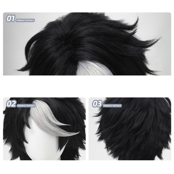 画像12: 【三分妄想】IdentityV 第五人格  イライ・クラーク 占い師「ノワール」 コスチューム コスプレ衣装 /ウィッグ/靴 (12)