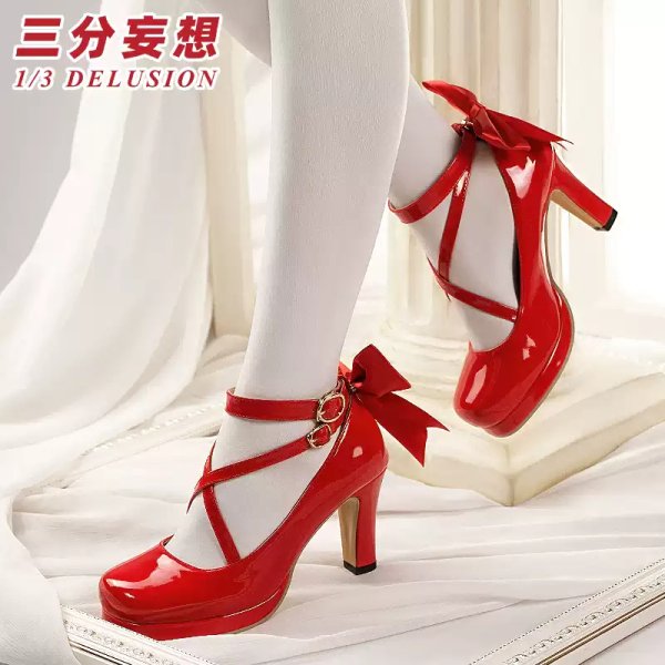 画像20: 【三分妄想】魔法少女まどか☆マギカ 鹿目まどか 魔法少女コス コスプレ衣装/ウィッグ/靴 コスチューム  (20)