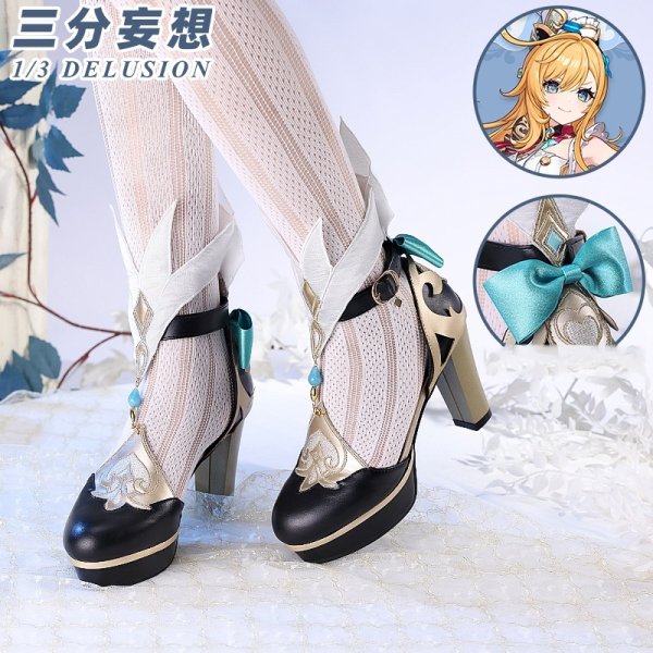 画像14: 【三分妄想】原神 Genshin  エスコフィエ  Escoffier コスチューム  コスプレ衣装/ウィッグ/靴 (14)