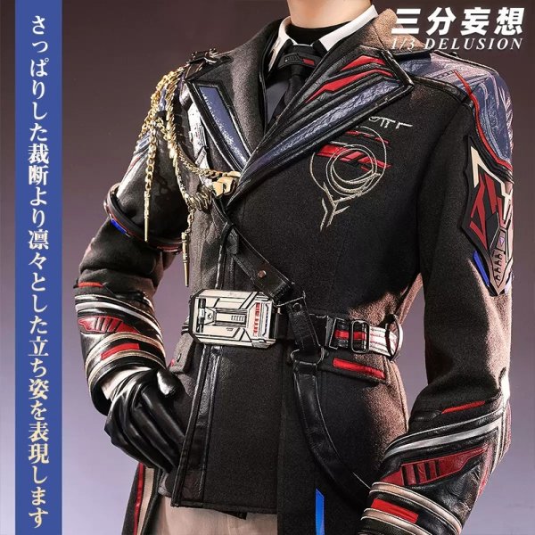 画像2: 【三分妄想】恋と深空 Love and Deepspace マヒル  遠空執艦官 コスチューム コスプレ衣装/ウィッグ/靴 (2)