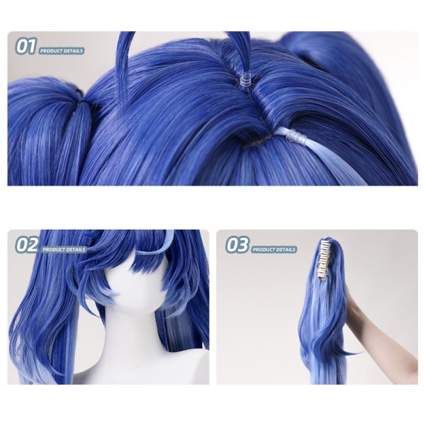 画像11: 【三分妄想】鳴潮 メイチョウ Wuthering Waves  ユーノ Iuno コスチューム コスプレ衣装/ウィッグ/靴 (11)