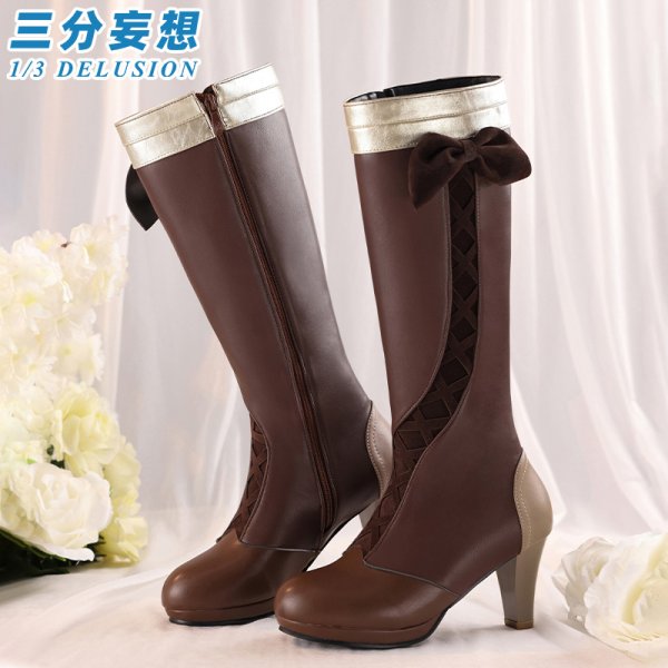 画像20: 【三分妄想】ヴァイオレット・エヴァーガーデン ヴァイオレット コスチューム コスプレ衣装/ウィッグ/靴 (20)