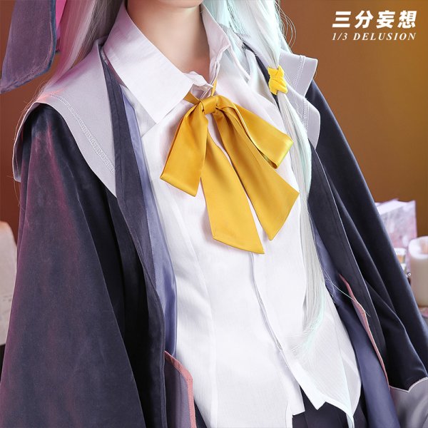 画像2: 【三分妄想】魔女の旅々 灰の魔女イレイナ コスチューム コスプレ衣装/ウィッグ/靴 (2)