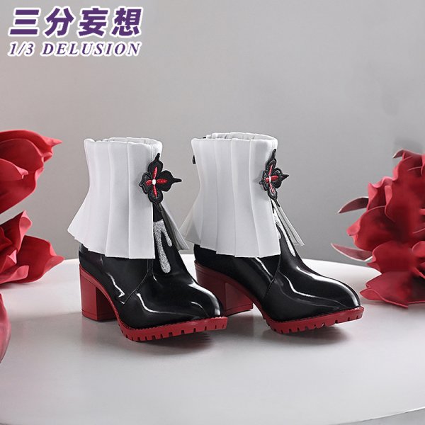 画像14: 【三分妄想】崩壊：スターレイル HonkaiStarRail  三月なのか 長夜月  Evernight  コスチューム コスプレ衣装/ウィッグ/靴 (14)