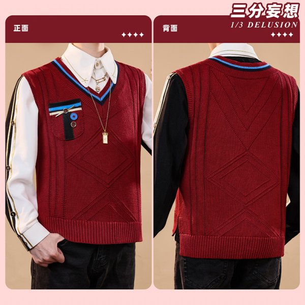 画像2: 【三分妄想】恋と深空 Love and Deepspace  ホムラ・もみじの季節 コスチューム コスプレ衣装/ウィッグ (2)