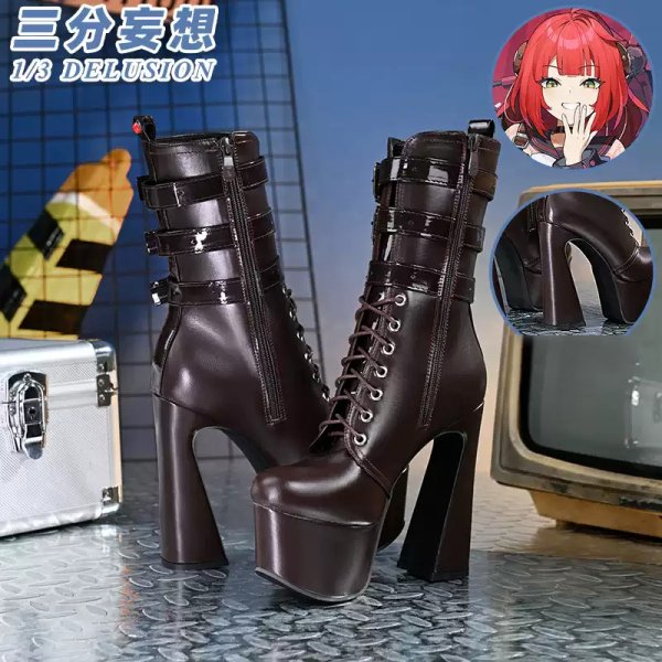 画像17: 【三分妄想】ゼンレスゾーンゼロ ZZZ  浮波柚葉 うきなみゆずは コスチューム コスプレ衣装/ウィッグ/靴 (17)