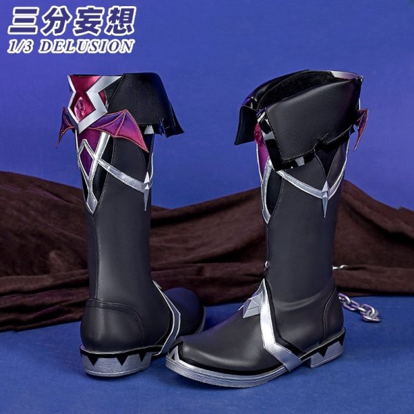 画像19: 【三分妄想】原神 Genshin ドゥリン Durin コスチューム コスプレ衣装/ウィッグ/靴 (19)