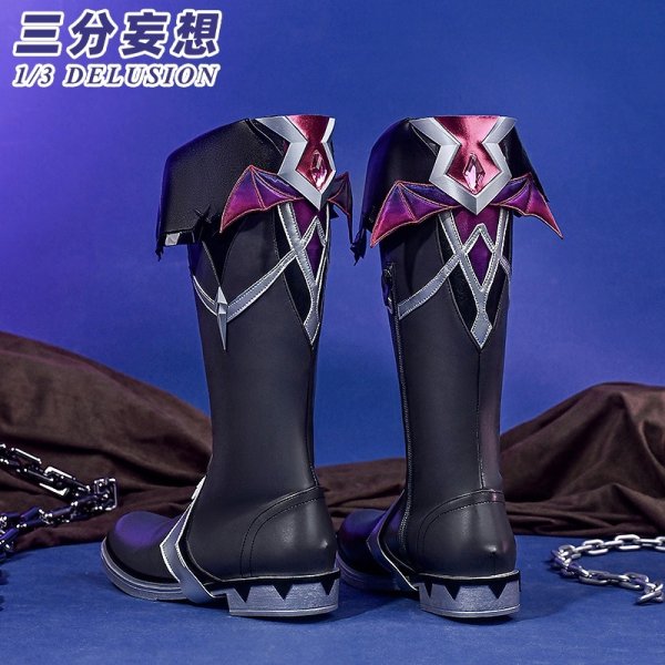 画像20: 【三分妄想】原神 Genshin ドゥリン Durin コスチューム コスプレ衣装/ウィッグ/靴 (20)