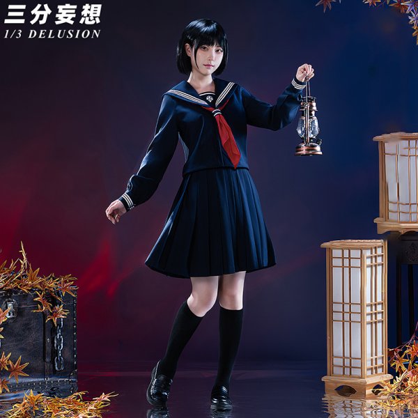 画像2: 【三分妄想】サイレントヒルf SILENT HILLf 深水雛子 しみずひなこ 主人公 コスチューム コスプレ衣装/ウィッグ (2)