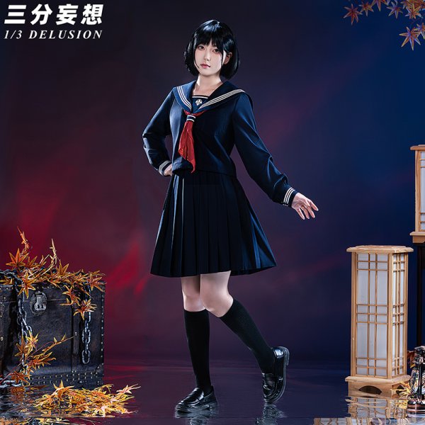 画像3: 【三分妄想】サイレントヒルf SILENT HILLf 深水雛子 しみずひなこ 主人公 コスチューム コスプレ衣装/ウィッグ (3)