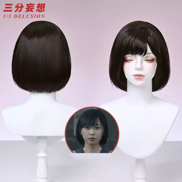 画像7: 【三分妄想】サイレントヒルf SILENT HILLf 深水雛子 しみずひなこ 主人公 コスチューム コスプレ衣装/ウィッグ (7)