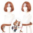 画像1: ウマ娘 シンデレラグレイ ベルノライト コスプレウィッグ  付け耳なし ネット付き 耐熱かつら (1)