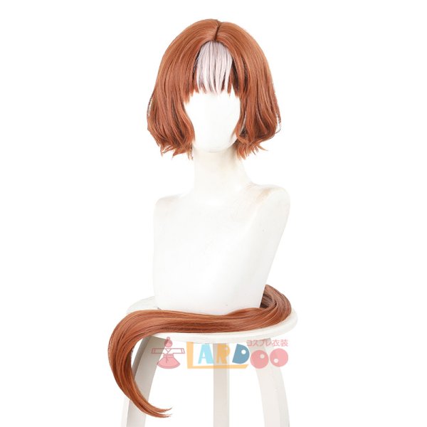 画像3: ウマ娘 シンデレラグレイ ベルノライト コスプレウィッグ  付け耳なし ネット付き 耐熱かつら (3)