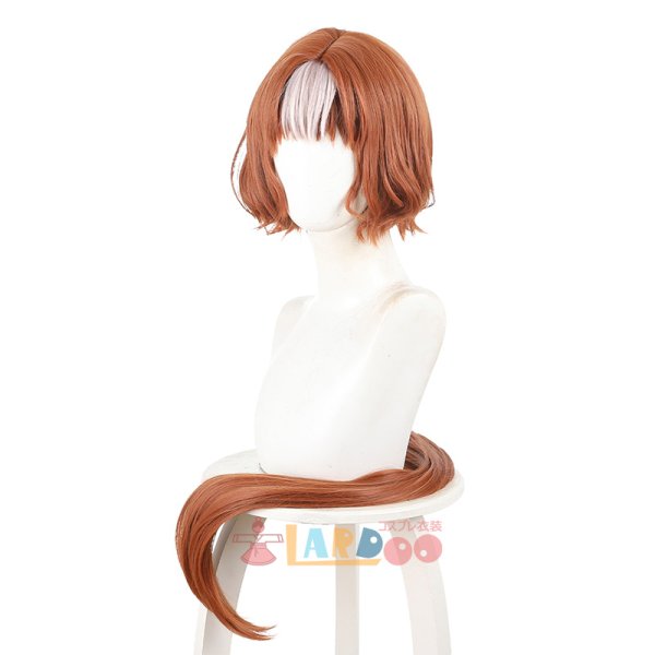 画像2: ウマ娘 シンデレラグレイ ベルノライト コスプレウィッグ  付け耳なし ネット付き 耐熱かつら (2)