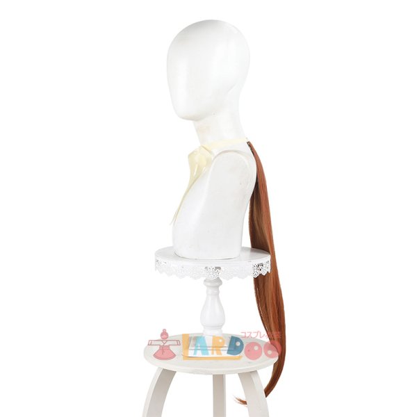 画像9: ウマ娘 シンデレラグレイ ベルノライト コスプレウィッグ  付け耳なし ネット付き 耐熱かつら (9)