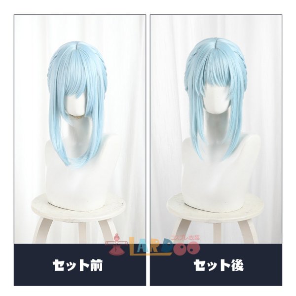 画像7: 原神 Genshin イネファ Ineffa コスプレウィッグ 未セット ネット付き 耐熱かつら (7)