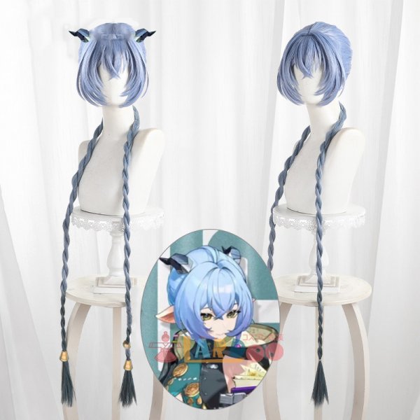 画像1: ゼンレスゾーンゼロ ゼンゼロ リュシア Lucia コスプレウィッグ 未セット ネット付き 耐熱かつら (1)