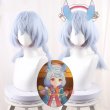 画像1: 原神 Genshin フォンテーヌ シグウィン Sigewinne コスプレウィッグ 未セット ネット付き 耐熱かつら (1)