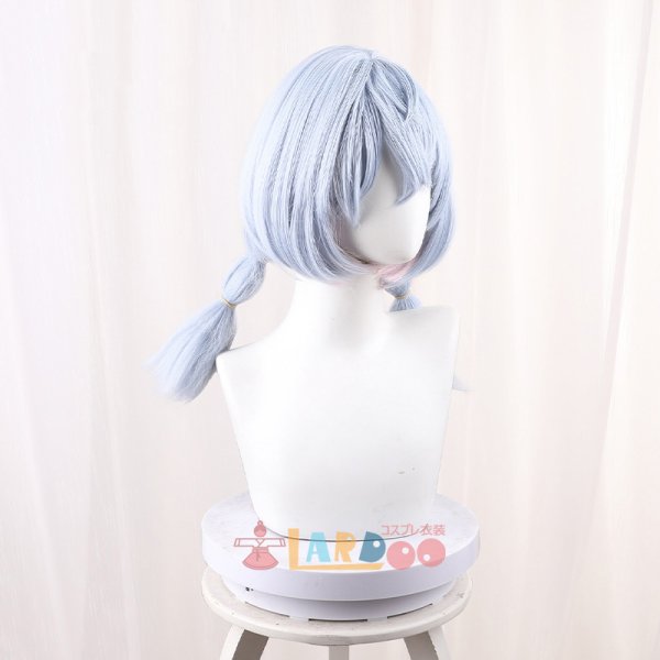 画像4: 原神 Genshin フォンテーヌ シグウィン Sigewinne コスプレウィッグ 未セット ネット付き 耐熱かつら (4)