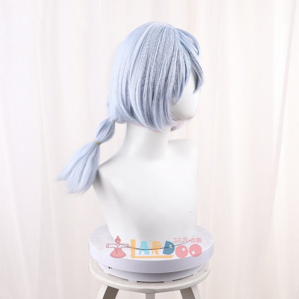画像5: 原神 Genshin フォンテーヌ シグウィン Sigewinne コスプレウィッグ 未セット ネット付き 耐熱かつら (5)