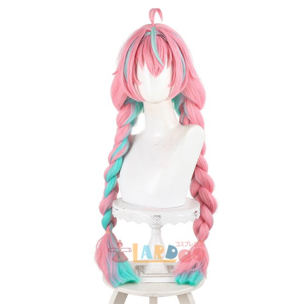 画像2: 原神 Genshin ナタ ヴァレサ-Varesa コスプレウィッグ ネット付き 耐熱かつら (2)