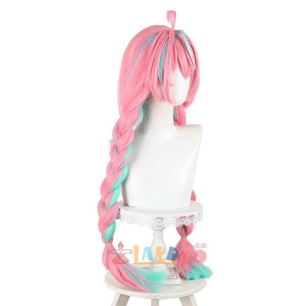 画像4: 原神 Genshin ナタ ヴァレサ-Varesa コスプレウィッグ ネット付き 耐熱かつら (4)