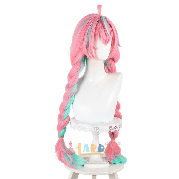 画像5: 原神 Genshin ナタ ヴァレサ-Varesa コスプレウィッグ ネット付き 耐熱かつら (5)